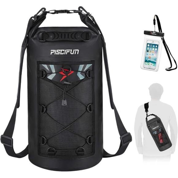 Dry Bag, Waterproof Floating Backpack 5L/10L/20L/30L/40L with Waterproof Case